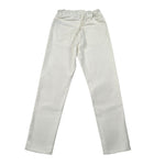 Balmain Jeans tinta unita con Girovita Regolabile Panna per Bambina BV6S50 PANNA BALMAIN 