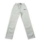 Balmain Jeans tinta unita con Girovita Regolabile Panna per Bambina BV6S50 PANNA BALMAIN 