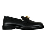 Balmain Mocassino tinta unita con Logo Nero per Bambina BW0P96 NERO BALMAIN 