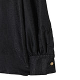 Balmain Camicia tinta unita Logata Nero per Bambina BX5A30 NERO BALMAIN 