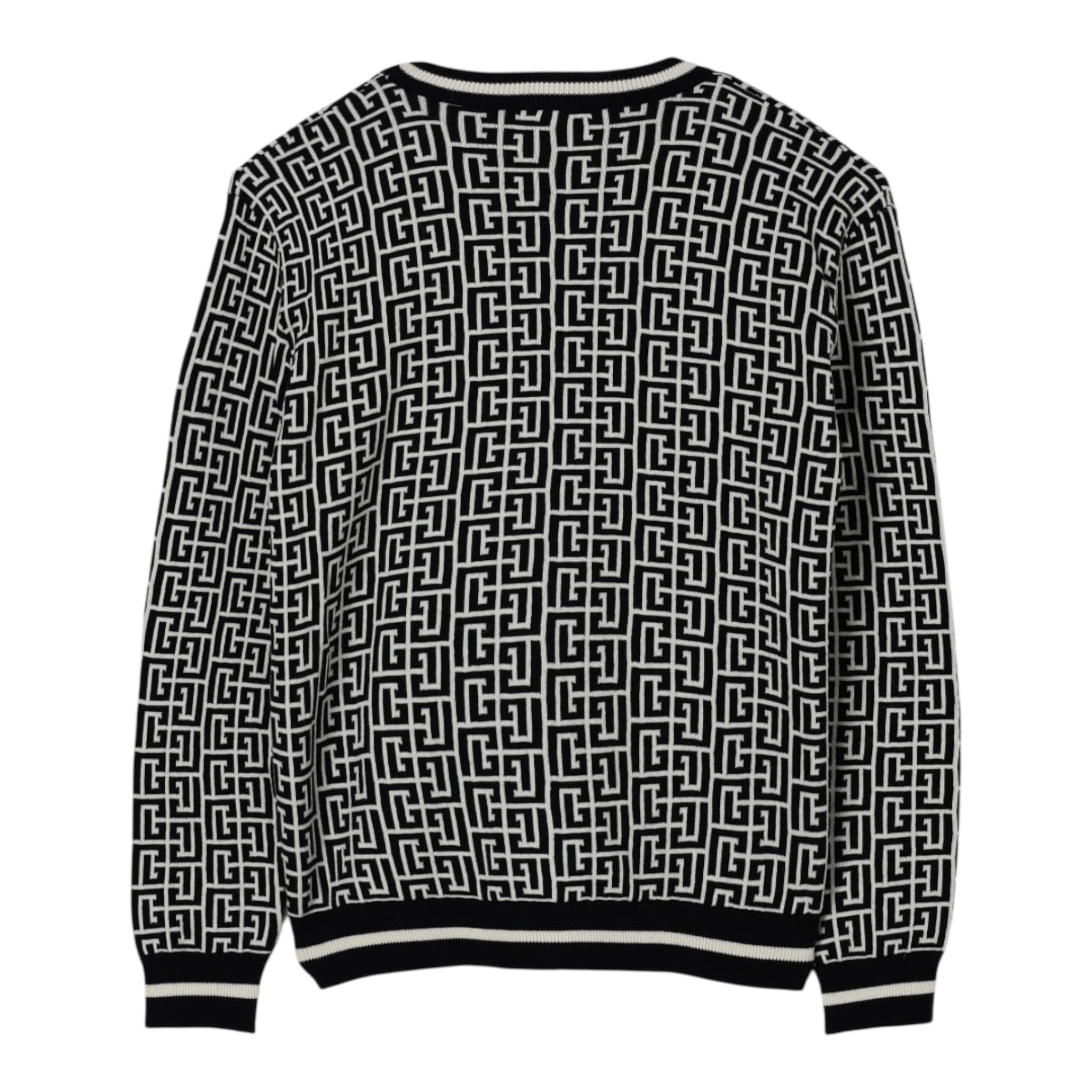 Balmain Cardigan tinta unita Logato Bianco per Bambino BX9P10 BIANCO BALMAIN 