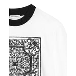 Balmain Felpa Chiusa Girocollo tinta unita con Stampa Bianco per Bambino L4JWKT BIANCO BALMAIN 