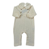 Bamboom+Babies Tutina tinta unita Traforata Panna per Neonata 1020 PANNA BAMBOOM+BABIES 