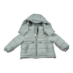 Bamboom+Babies Giubbino tinta unita con Zip E Cappuccio Grigio per Neonato IEIEI GRIGIO BAMBOOM+BABIES 