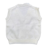 Barcellino Cardigan tinta unita con Bottoni Giromanica Panna per Neonato 105311 PANNA BARCELLINO 