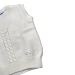 Barcellino Cardigan tinta unita con Bottoni Giromanica Panna per Neonato 105311 PANNA BARCELLINO 