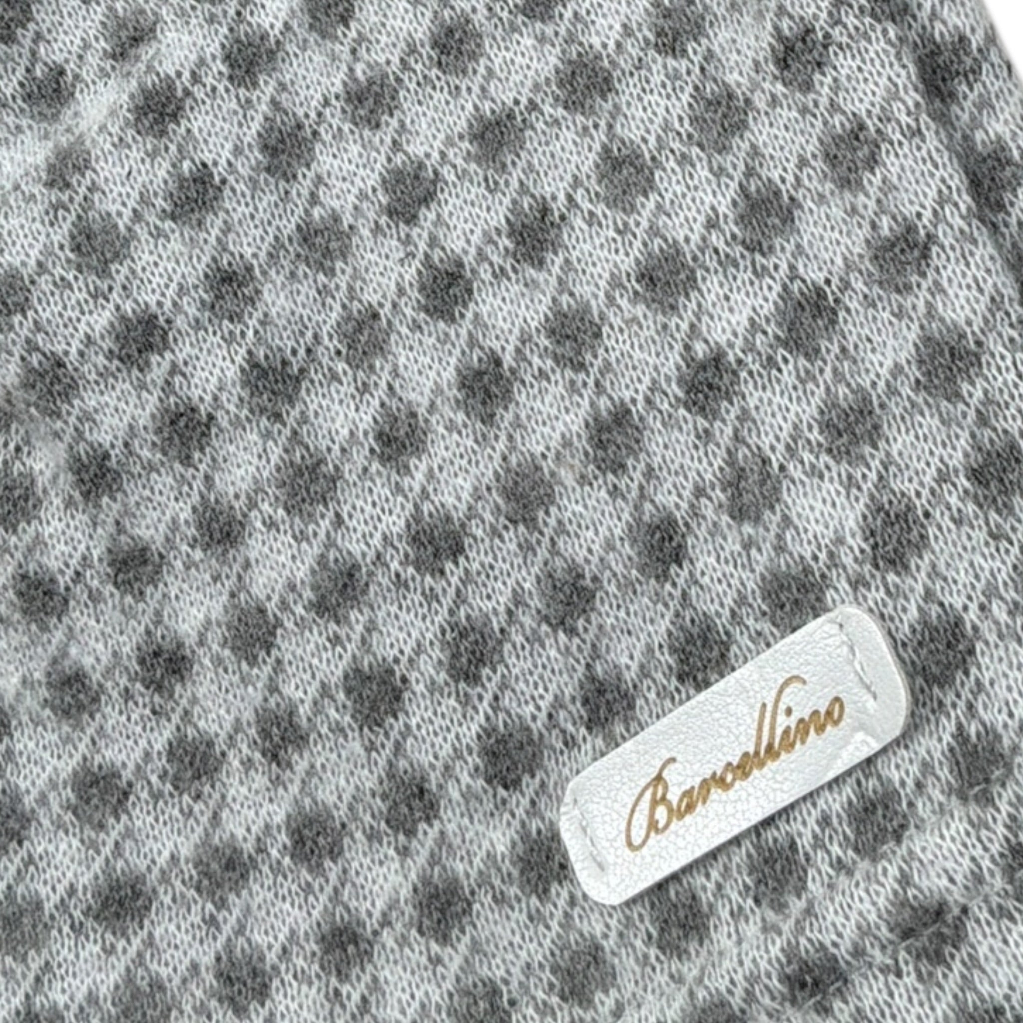 Barcellino Cappello tinta unita con Microfantasia Grigio per Neonato 115508 GRIGIO BARCELLINO 