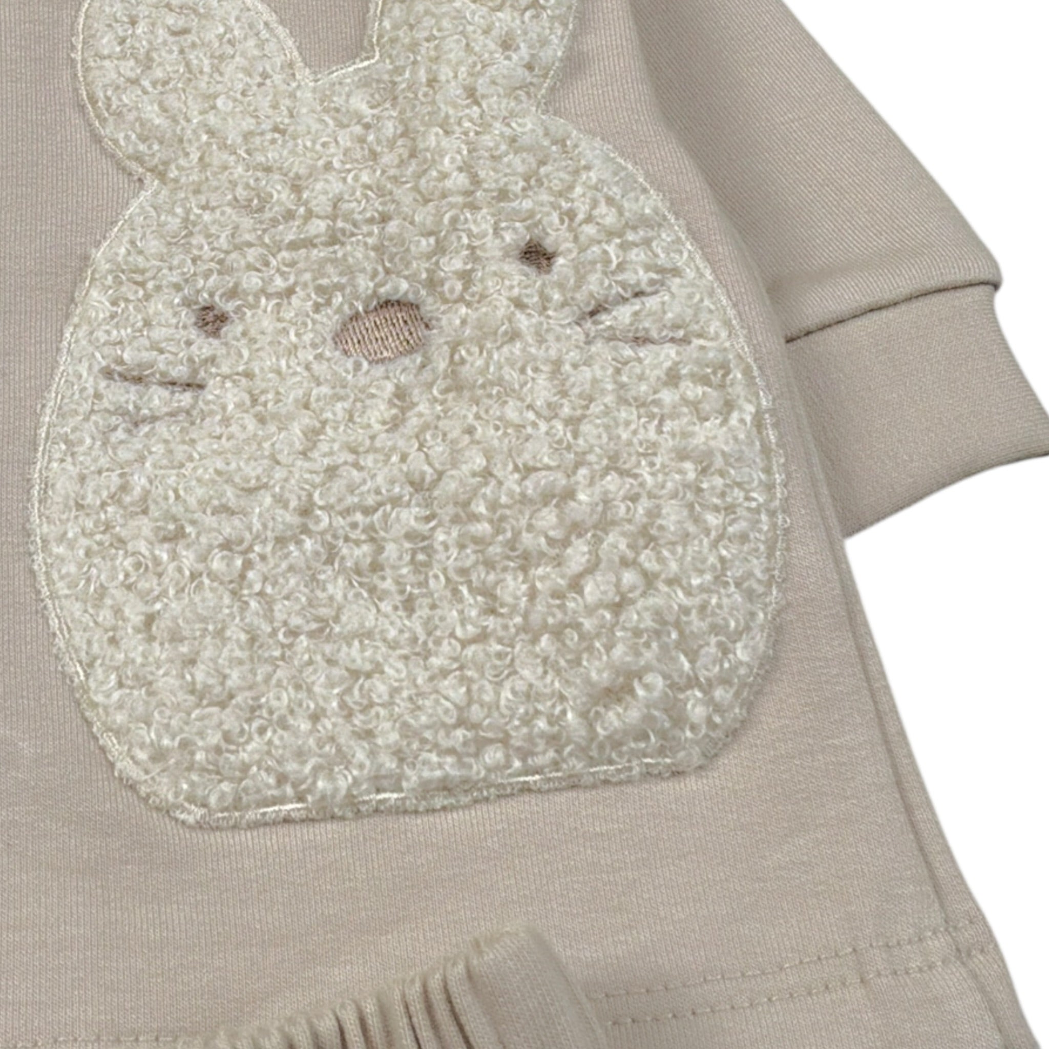 Barcellino Completo 2Pz Maglia-Ghettina Beige per Neonato 125102 BEIGE BARCELLINO 
