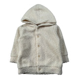Barcellino Pelliccia Teddy tinta unita con Cappuccio Beige per Neonato 125114X BEIGE BARCELLINO 