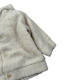 Barcellino Pelliccia Teddy tinta unita con Cappuccio Panna per Neonato 125114XX PANNA BARCELLINO 