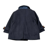 Barcellino Cappotto tinta unita Doppiopetto Blu per Neonato 125222 BLU BARCELLINO 