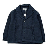 Barcellino Cardigan tinta unita Blu per Neonato 125223 BLU BARCELLINO 