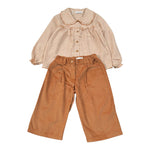 Barcellino Completo 2Pz Camicia-Pantalone Cammello per Neonata 125318N CAMMELLO BARCELLINO 