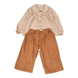 Barcellino Completo 2Pz Camicia-Pantalone Cammello per Neonata 125318N CAMMELLO BARCELLINO 