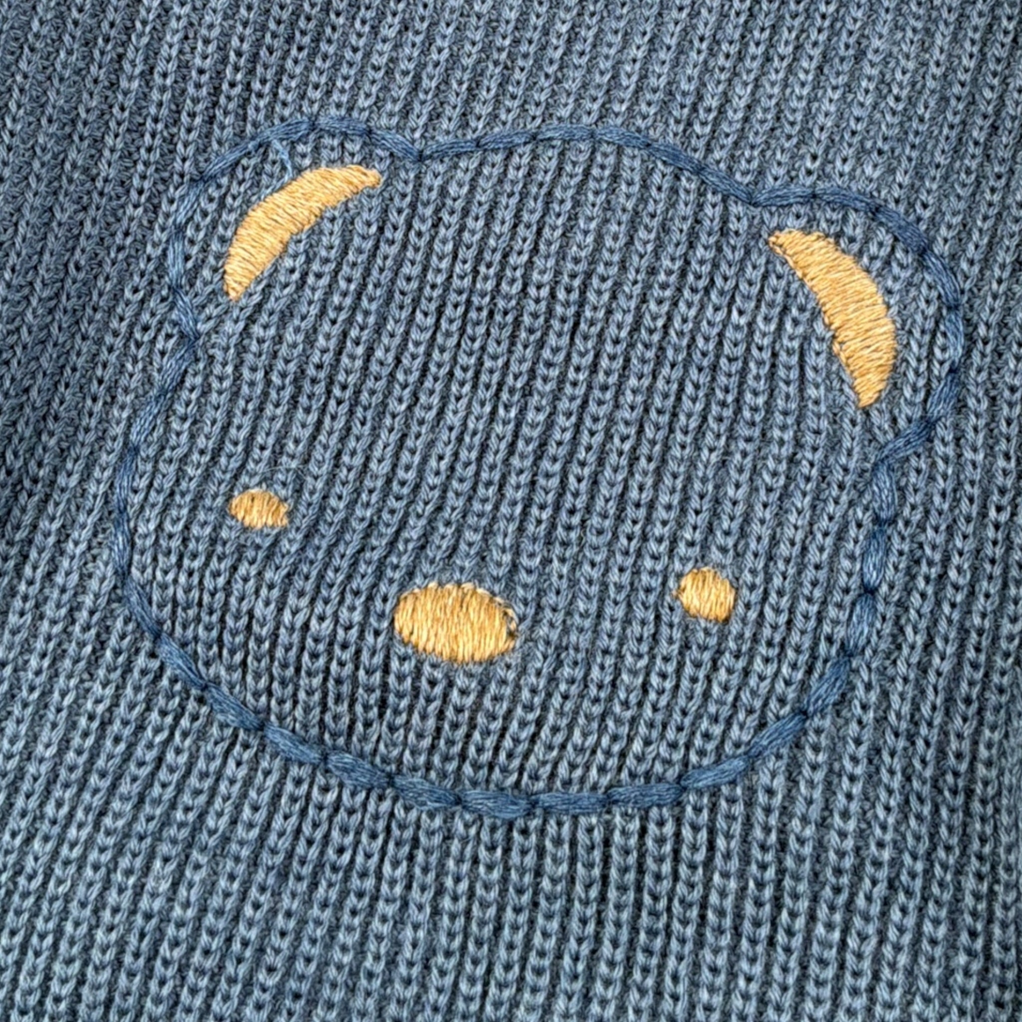 Barcellino Maglia tinta unita con Stampa Azzurro per Neonato 125515 AZZURRO BARCELLINO 