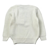 Barcellino Maglia Girocollo tinta unita con Stampa Panna per Bambina 125714J PANNA BARCELLINO 