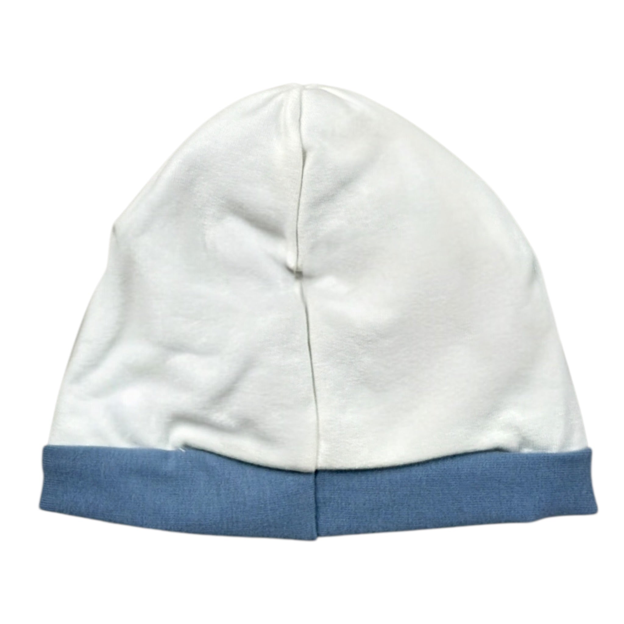 Barcellino Cappello tinta unita con Stampa Bianco per Neonato 126319 BIANCO BARCELLINO 