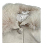 Barcellino Cappotto tinta unita con Cappuccio Panna per Neonata 126417X PANNA BARCELLINO 