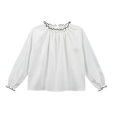 Barcellino Completo 2Pz Camicia-Pantalone Bicolore Bianco/Nero per Bambina 126503 BIANCO/NERO BARCELLINO 
