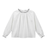 Barcellino Completo 2Pz Camicia-Pantalone Bicolore Bianco/Nero per Bambina 126503 BIANCO/NERO BARCELLINO 
