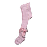 Barcellino Calze tinta unita con Fiocco Rosa per Neonata 1276FAI ROSA BARCELLINO 