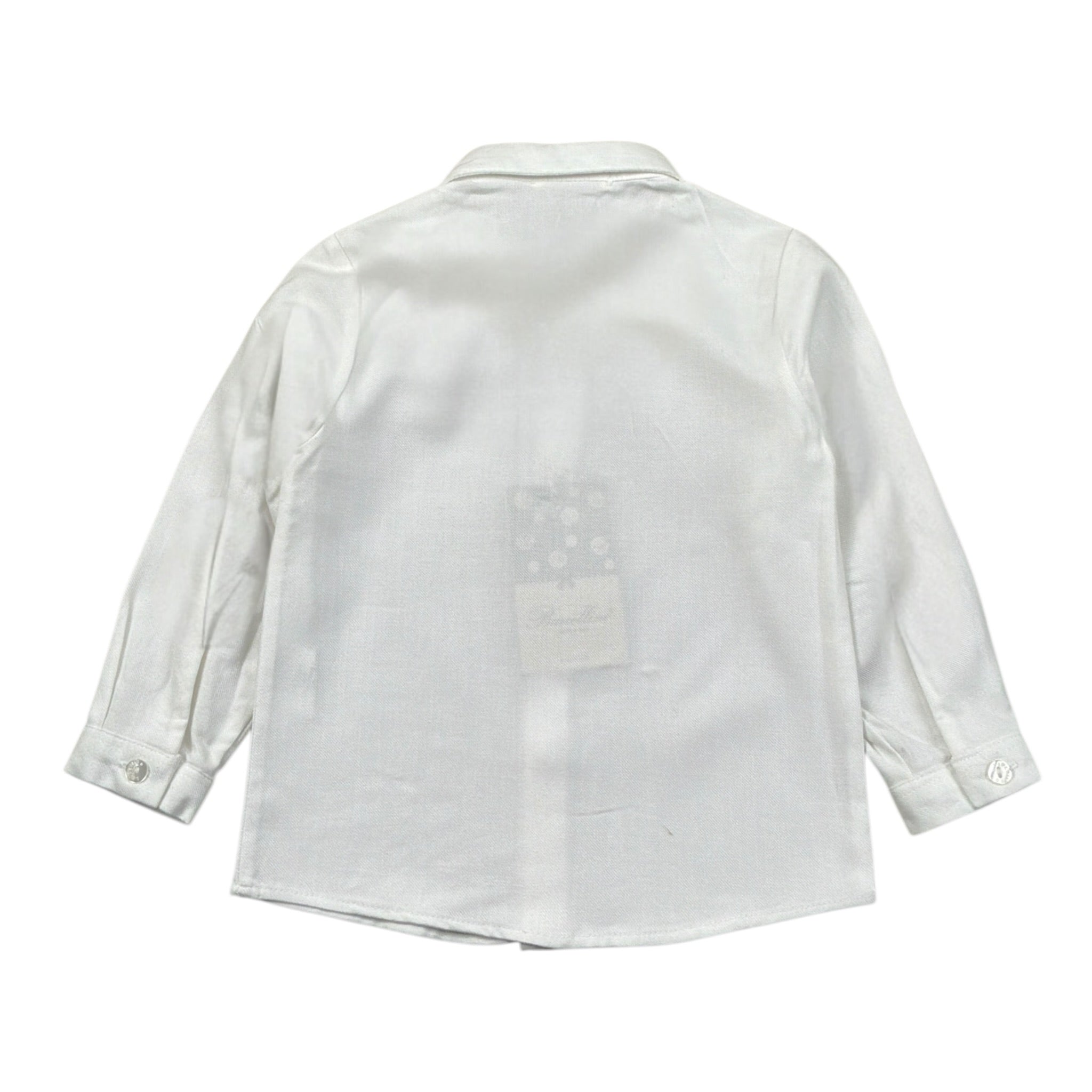 Barcellino Camicia tinta unita Manica Lunga Bianco per Neonato FIFI BIANCO BARCELLINO 