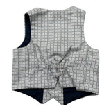 Barcellino Gilet tinta unita con Fantasia Grigio per Neonato GTFTI GIRGIO BARCELLINO 
