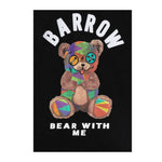 Barrow Kids Felpa Chiusa con Cappuccio tinta unita con Stampa Nero per Bambino F4BKJUHS059 NERO BARROW KIDS 