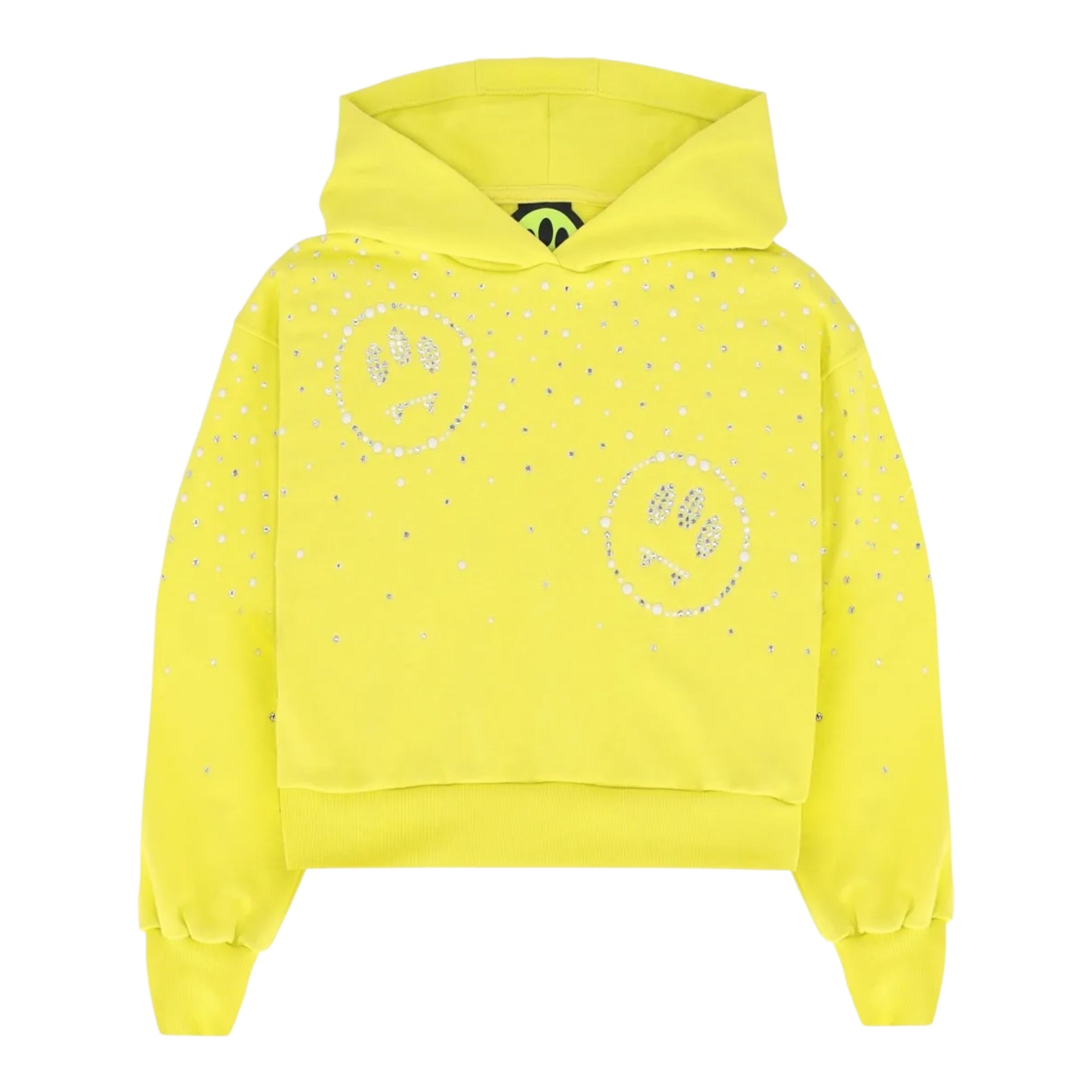 Barrow Kids Felpa tinta unita con Brillantini Giallo per Bambina F5BKJGHS179 GIALLO BARROW KIDS 