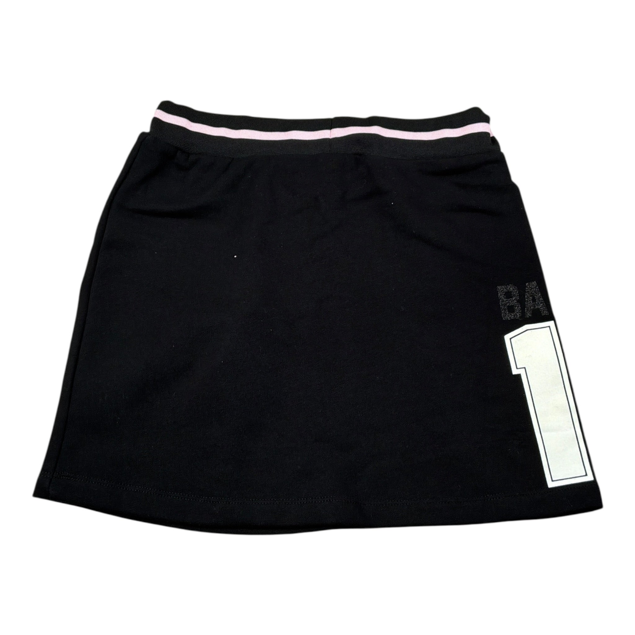 Barrow Kids Gonna tinta unita con Stampa Nero per Bambina F5BKJGSK196 NERO BARROW KIDS 
