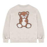Barrow Kids Felpa tinta unita con Stampa Bianco per Bambino F5BKJGSW132X BIANCO BARROW KIDS 