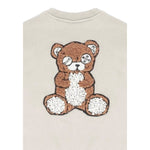 Barrow Kids Felpa tinta unita con Stampa Bianco per Bambino F5BKJGSW132X BIANCO BARROW KIDS 