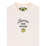 Barrow Kids T-Shirt Girocollo tinta unita con Stampe Crema per Bambino F5BKJGTH133 CREMA BARROW KIDS 