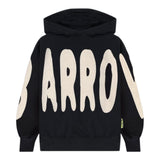 Barrow Kids Felpa Chiusa con Cappuccio tinta unita con Logo Nero per Bambino F5BKJUHS036 NERO BARROW KIDS 