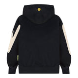 Barrow Kids Felpa Chiusa con Cappuccio tinta unita con Logo Nero per Bambino F5BKJUHS036 NERO BARROW KIDS 