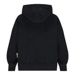 Barrow Kids Felpa tinta unita con Cappuccio E Stampa Nero per Bambino F5BKJUHS056 NERO BARROW KIDS 