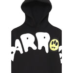 Barrow Kids Felpa tinta unita con Cappuccio E Stampa Nero per Bambino F5BKJUHS232 NERO BARROW KIDS 