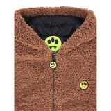 Barrow Kids Giubbino Modello Teddy con Zip E Cappuccio Marrone per Bambino F5BKJUJK129 MARRONE BARROW KIDS 