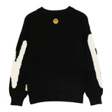 Barrow Kids Maglia tinta unita con Stampa Nero per Bambino F5BKJUJP125 NERO BARROW KIDS 