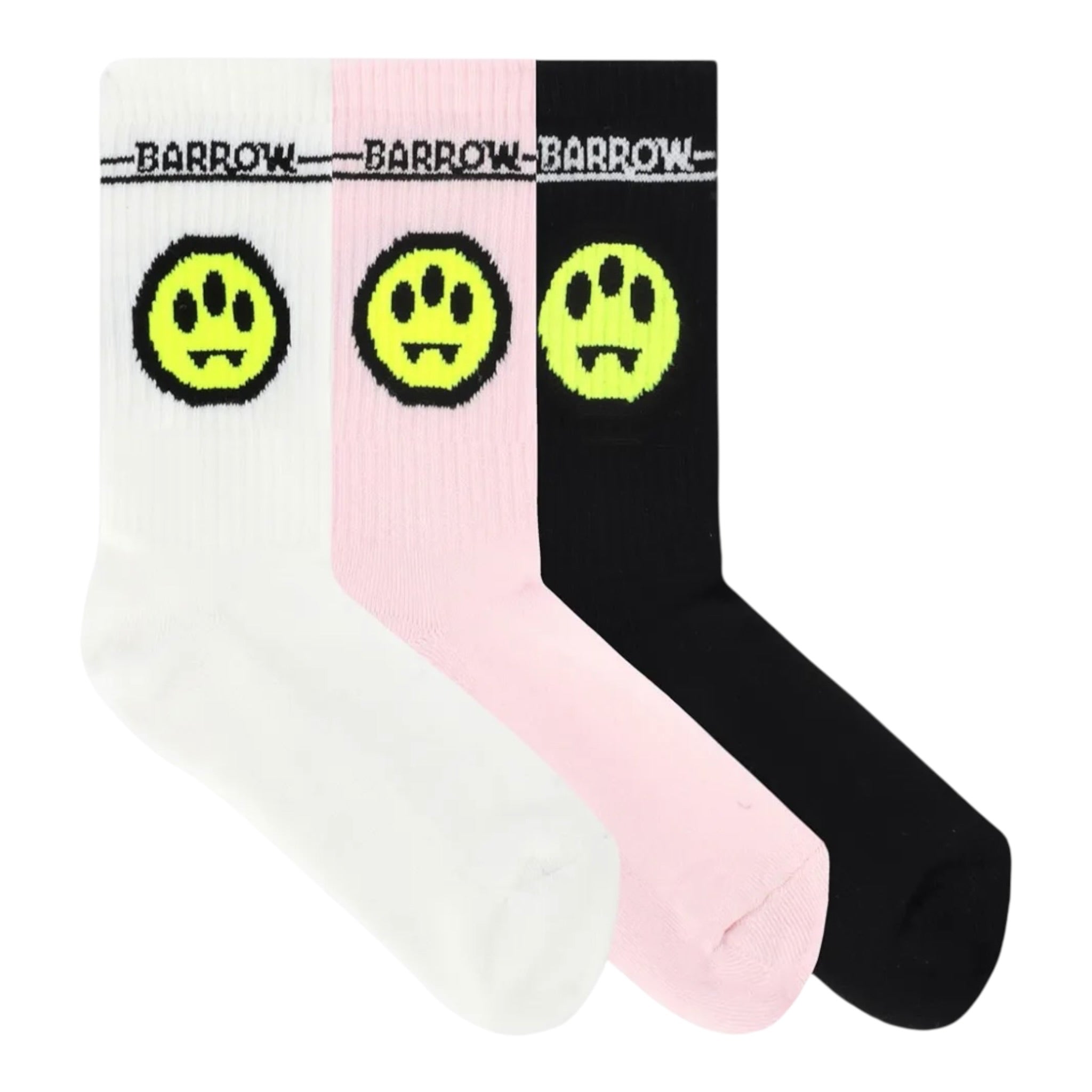 Barrow Kids Set 3 Paia Calzini Multicolor per Bambina F5BKJUS0126A MULTICOLOR BARROW KIDS 