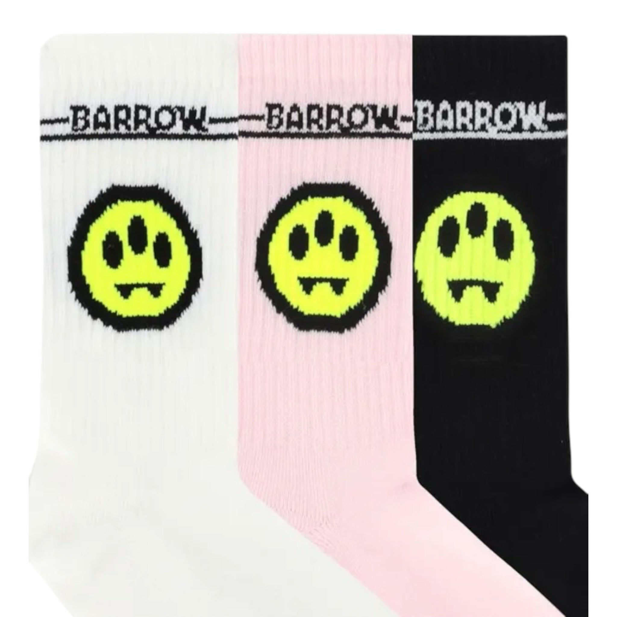 Barrow Kids Set 3 Paia Calzini Multicolor per Bambina F5BKJUS0126A MULTICOLOR BARROW KIDS 