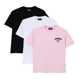 Barrow Kids Set 3 T-Shirt Tricolore Bianco per Bambino F5BKJUTH054 BIANCO BARROW KIDS 