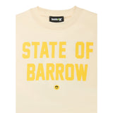 Barrow Kids T-Shirt Girocollo tinta unita con Stampa Panna per Bambino F5BKJUTH077 PANNA BARROW KIDS 