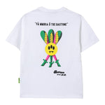 Barrow Kids T-Shirt Girocollo tinta unita con Stampe Bianco per Bambino F5BKJUTH160 BIANCO BARROW KIDS 
