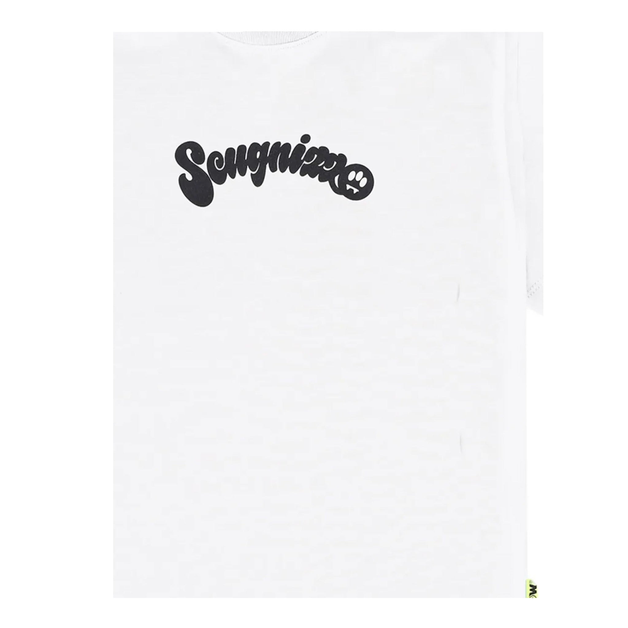 Barrow Kids T-Shirt Girocollo tinta unita con Stampe Bianco per Bambino F5BKJUTH160X BIANCO BARROW KIDS 