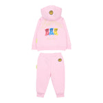 Barrow Kids Completo tinta unita 2Pz Felpa-Pantalone Rosa per Bambina F5BKUNSF218J ROSA BARROW KIDS 