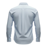 Berna Camicia tinta unita con Manica Lunga Azzurro per Bambino K23120 AZZURRO BERNA 