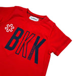 Bikkembergs T-Shirt tinta unita con Stampa Rosso per Neonato BK0252 ROSSO BiKKEMBERGS 
