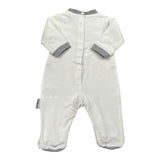 Bikkembergs Tutina tinta unita con Stampa Bianco per Neonato BK0970 BIANCO BiKKEMBERGS 