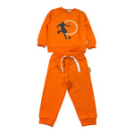 Bikkembergs Completo 2Pz Felpa-Pantalone Modello Tuta Arancione per Neonato BK3414 ARANCIONE BiKKEMBERGS 